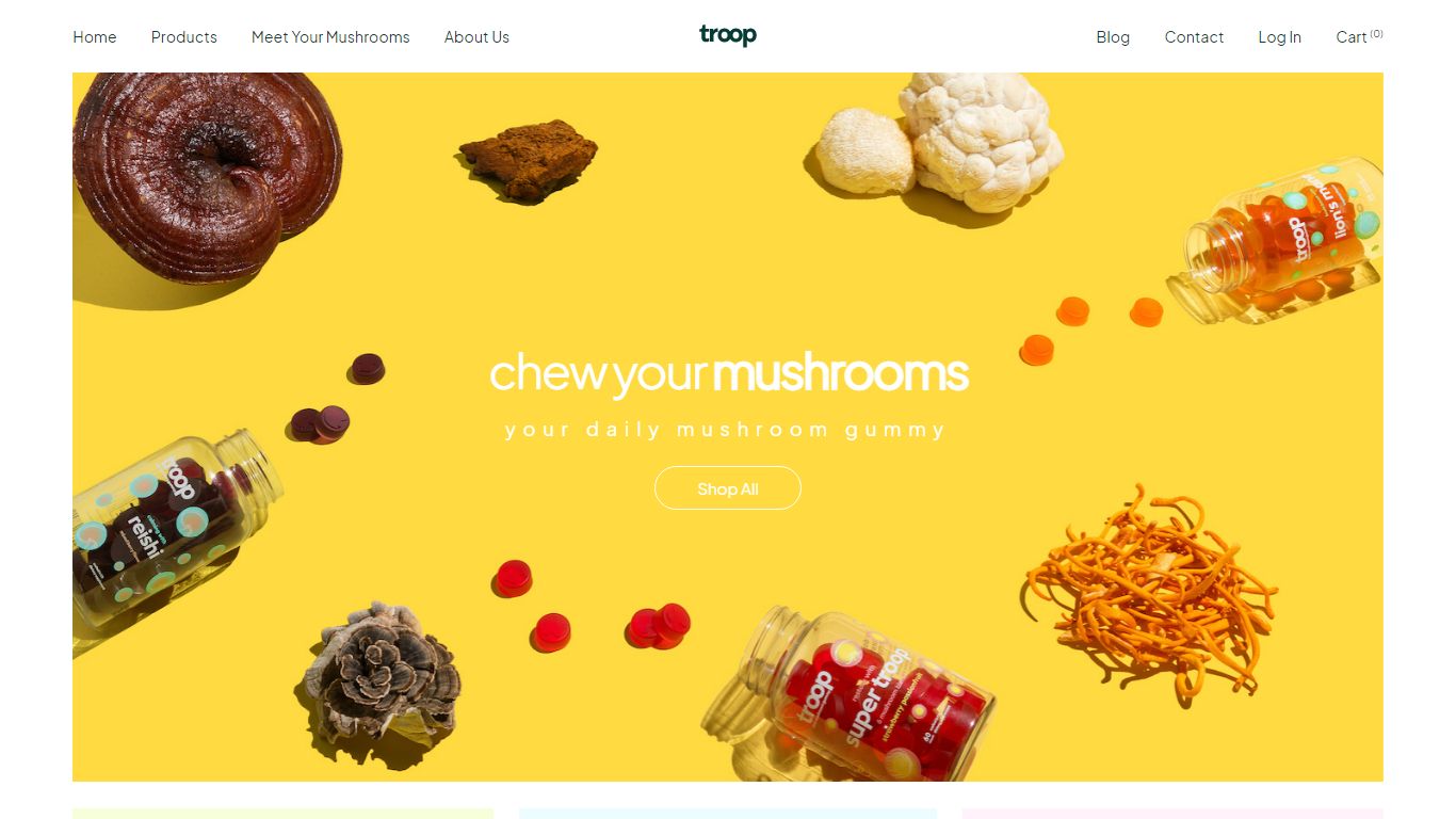 troop | daily mushroom gummies